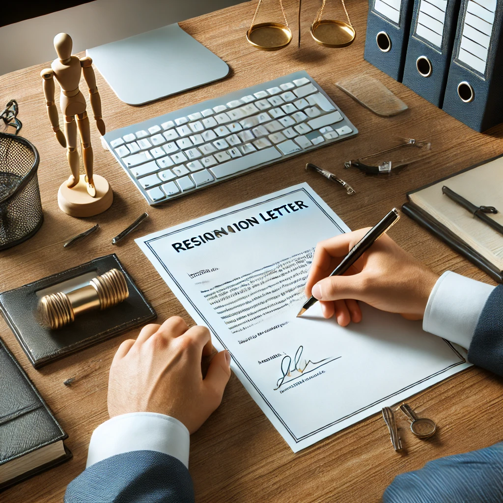 prašymas išeiti iš darbo