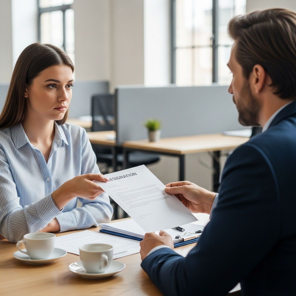 Darbo sutarties nutraukimas darbuotojo iniciatyva: išsamus gidas 2025 metais