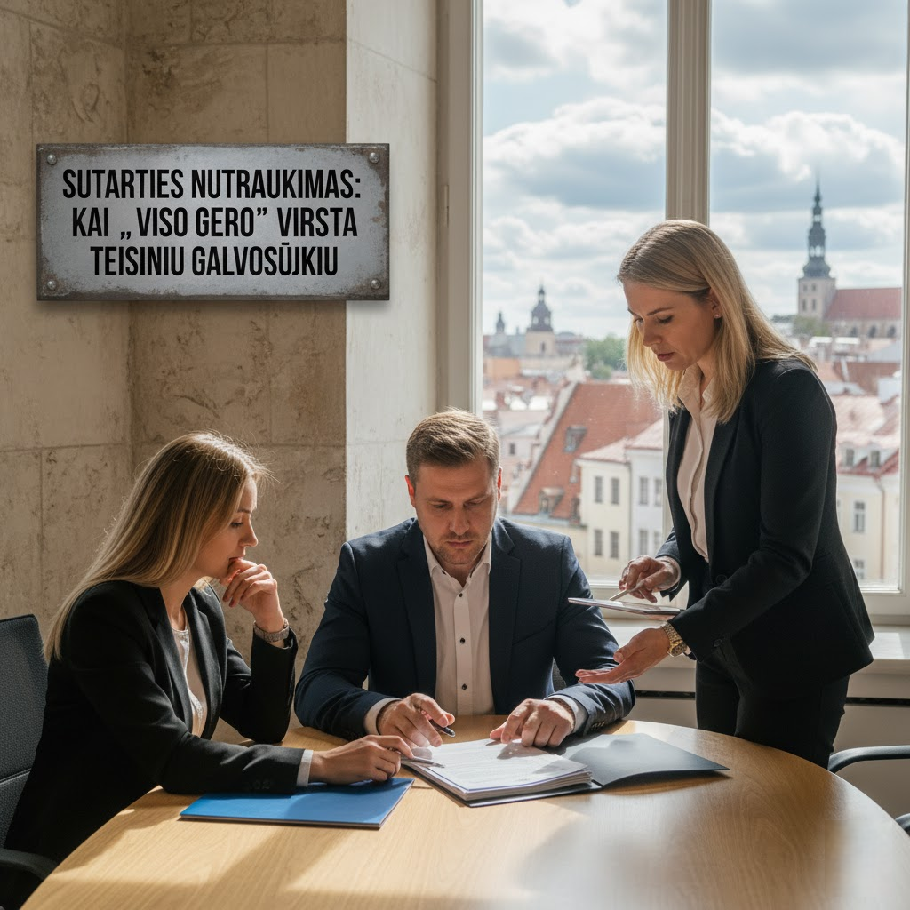 Sutarties Nutraukimas: Kai „Viso Gero“ Virsta Teisiniu Galvosūkiu