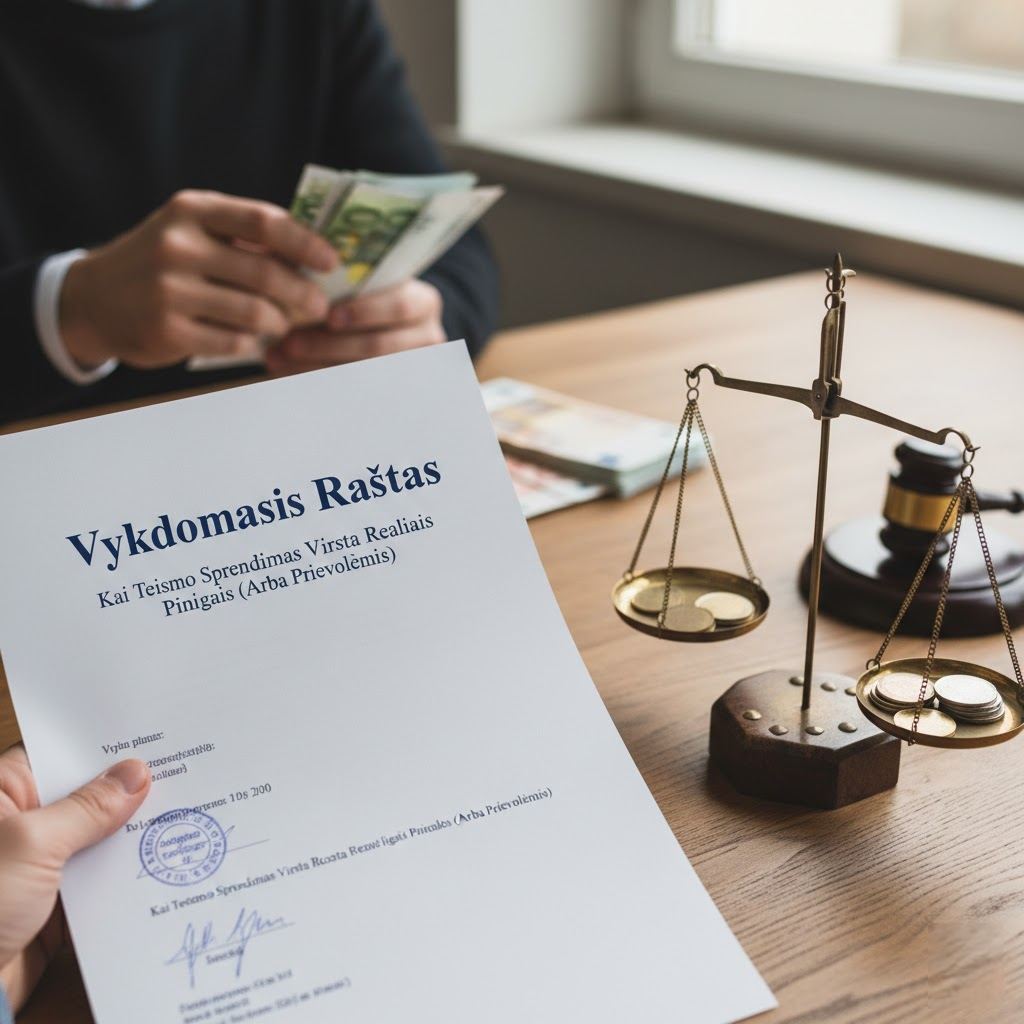 Vykdomasis Raštas: Kai Teismo Sprendimas Virsta Realiais Pinigais (Arba Prievolėmis)