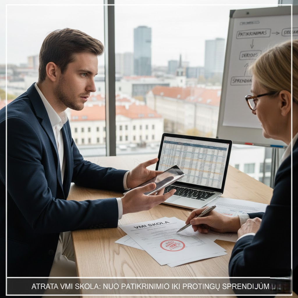 Atrasta VMI skola: nuo patikrinimo iki protingų sprendimų