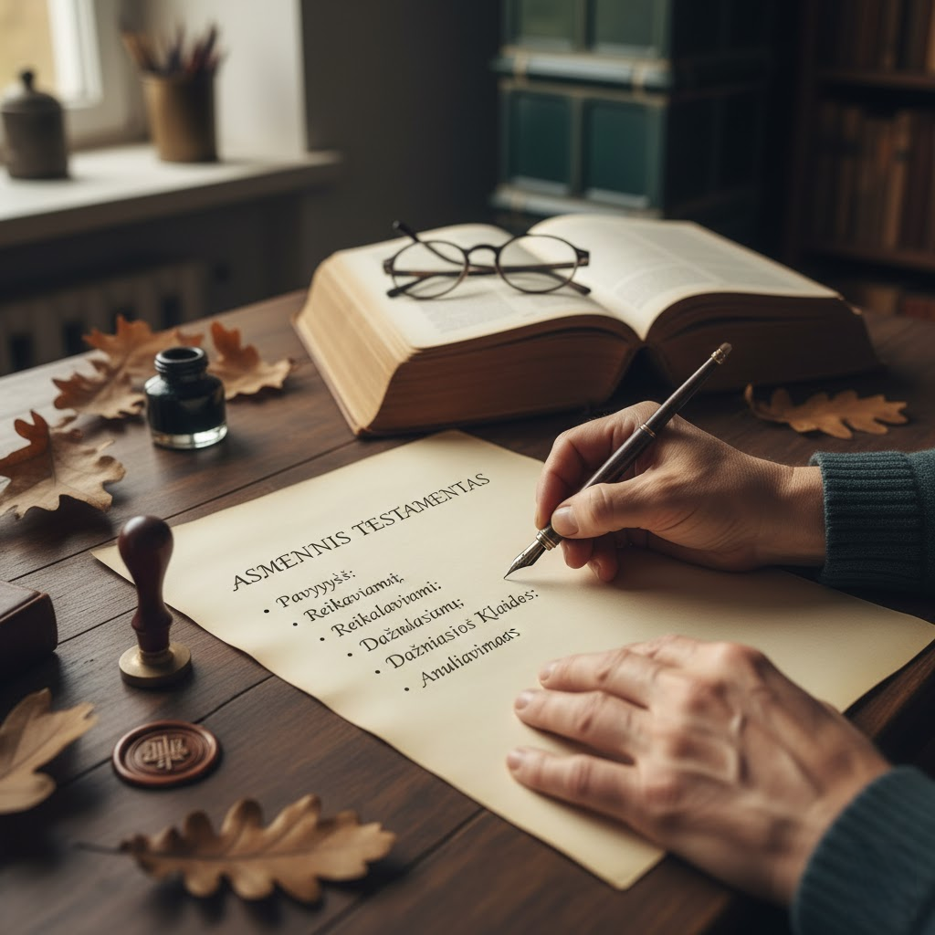 Asmeninis Testamentas Savo Rankomis: Pavyzdys, Reikalavimai ir Dažniausios Klaidos, Kurios Gali Jį Anuliuoti Asmeninis Testamentas Savo Rankomis: Pavyzdys, Reikalavimai ir Dažniausios Klaidos, Kurios Gali Jį Anuliuoti