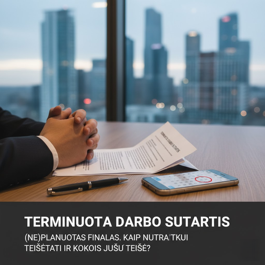 Terminuota darbo sutartis: (Ne)planuotas finalas. Kaip nutraukti teisėtai ir kokios jūsų teisės?