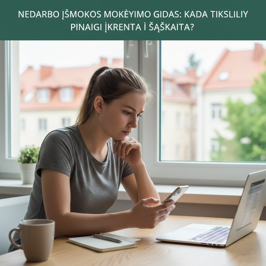 Nedarbo Išmokos Mokėjimo Gidas: Kada Tiksliai Pinigai Įkrenta į Sąskaitą?