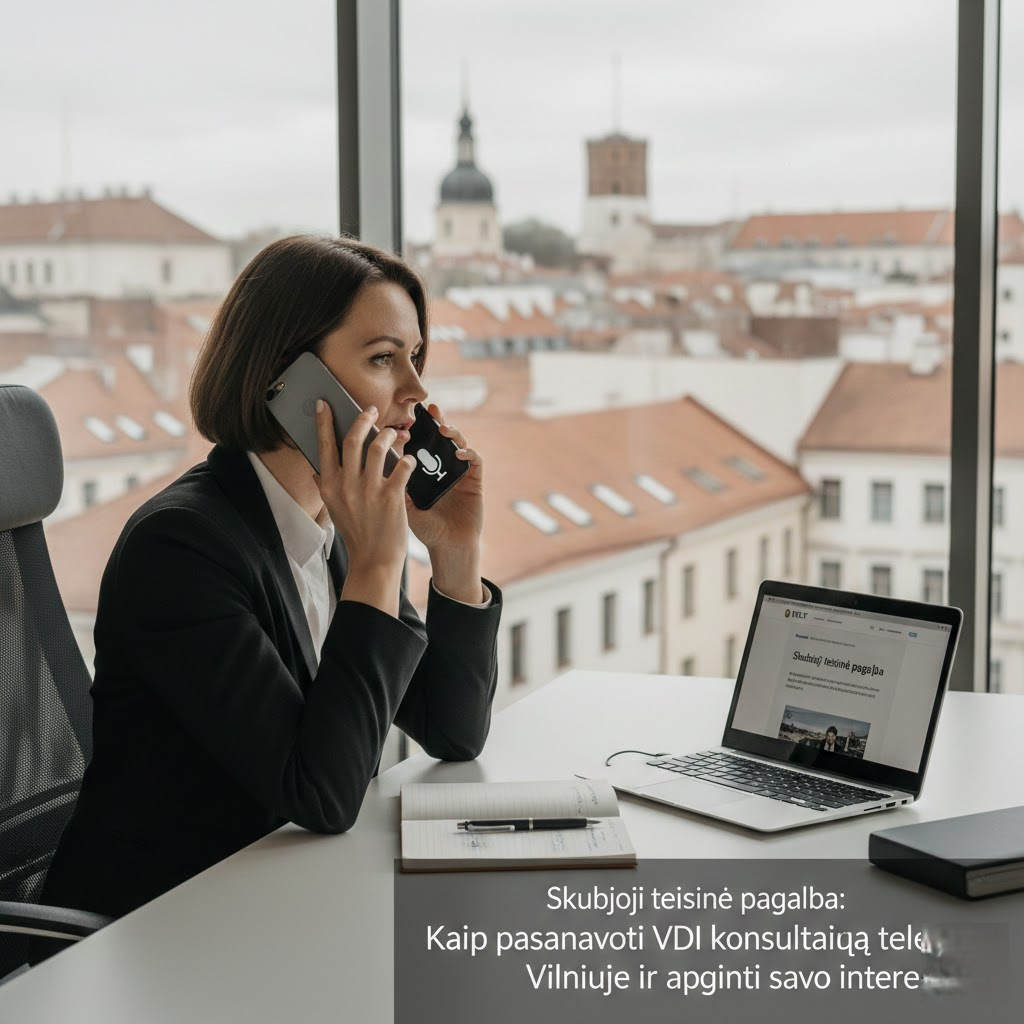 Skubioji teisinė pagalba: Kaip pasinaudoti VDI konsultacija telefonu Vilniuje ir apginti savo interesus?