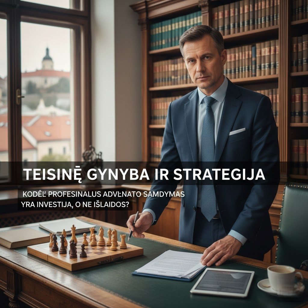 Teisinė gynyba ir strategija: Kodėl profesionalaus advokato samdymas yra investicija, o ne išlaidos?