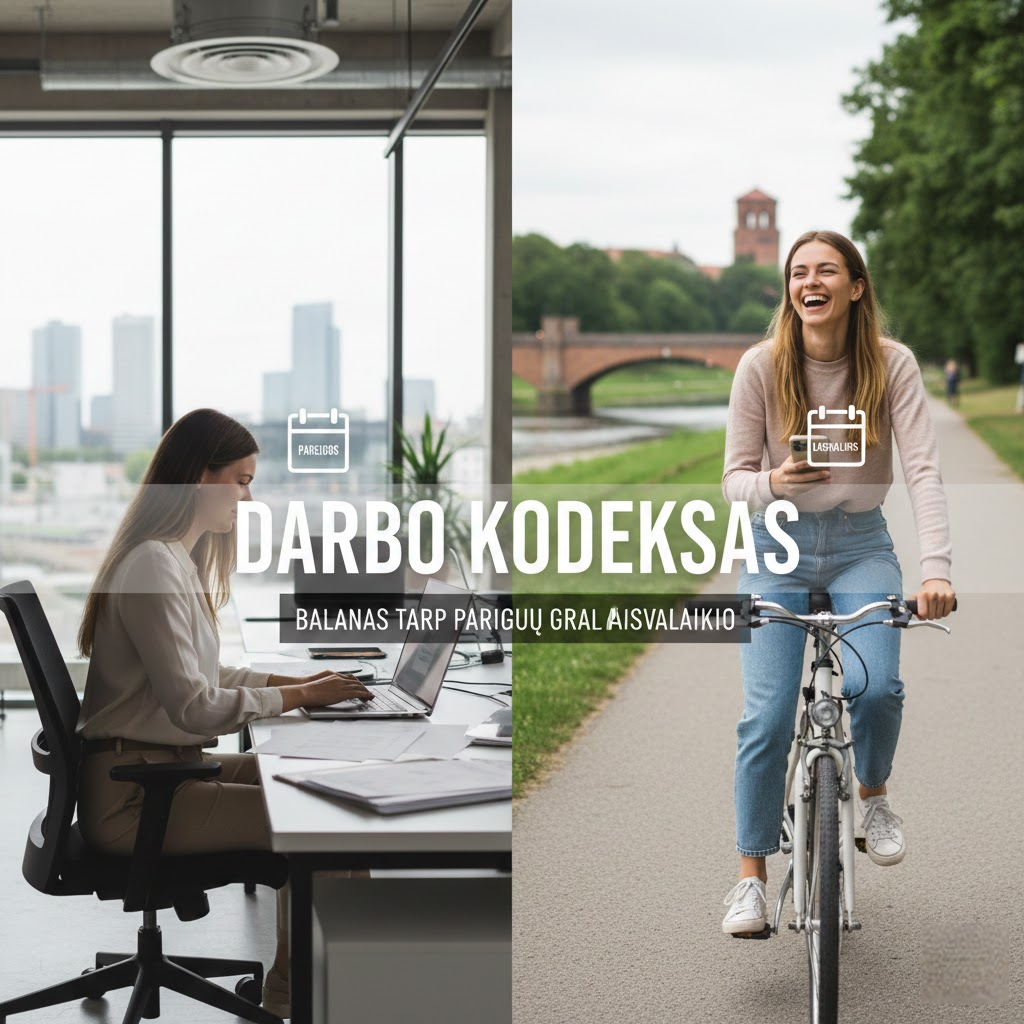 Balansas tarp pareigų ir laisvalaikio: ką realybėje garantuoja Darbo kodeksas?