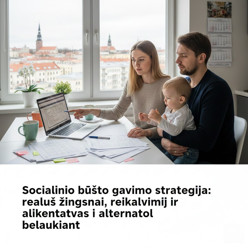 Socialinio būsto gavimo strategija: realūs žingsniai, reikalavimai ir alternatyvos belaukiant