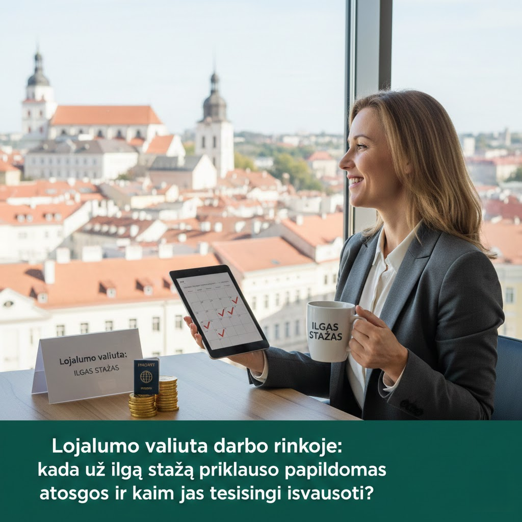 Lojalumo valiuta darbo rinkoje: kada už ilgą stažą priklauso papildomos atostogos ir kaip jas teisingai išnaudoti?