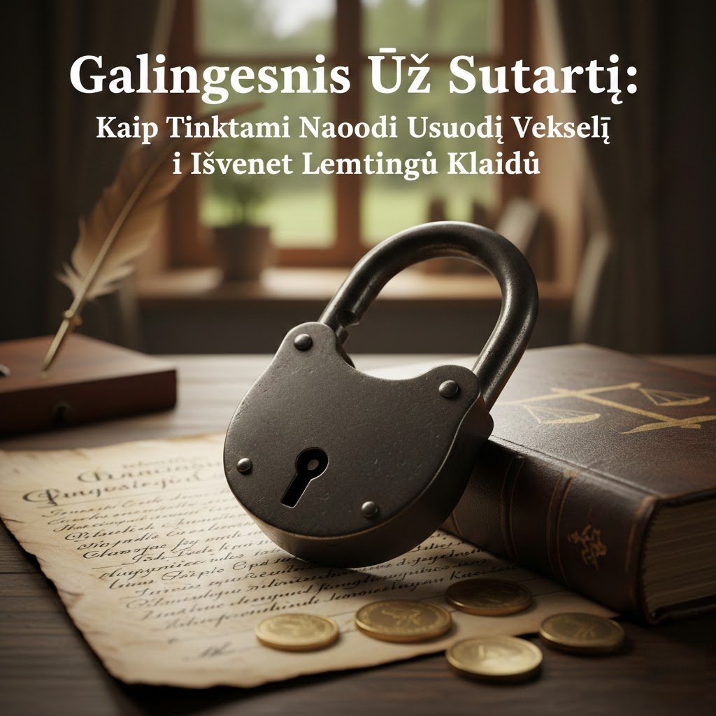 Galingesnis Už Sutartį: Kaip Tinkamai Naudoti Vekselį ir Išvengti Lemtingų Klaidų