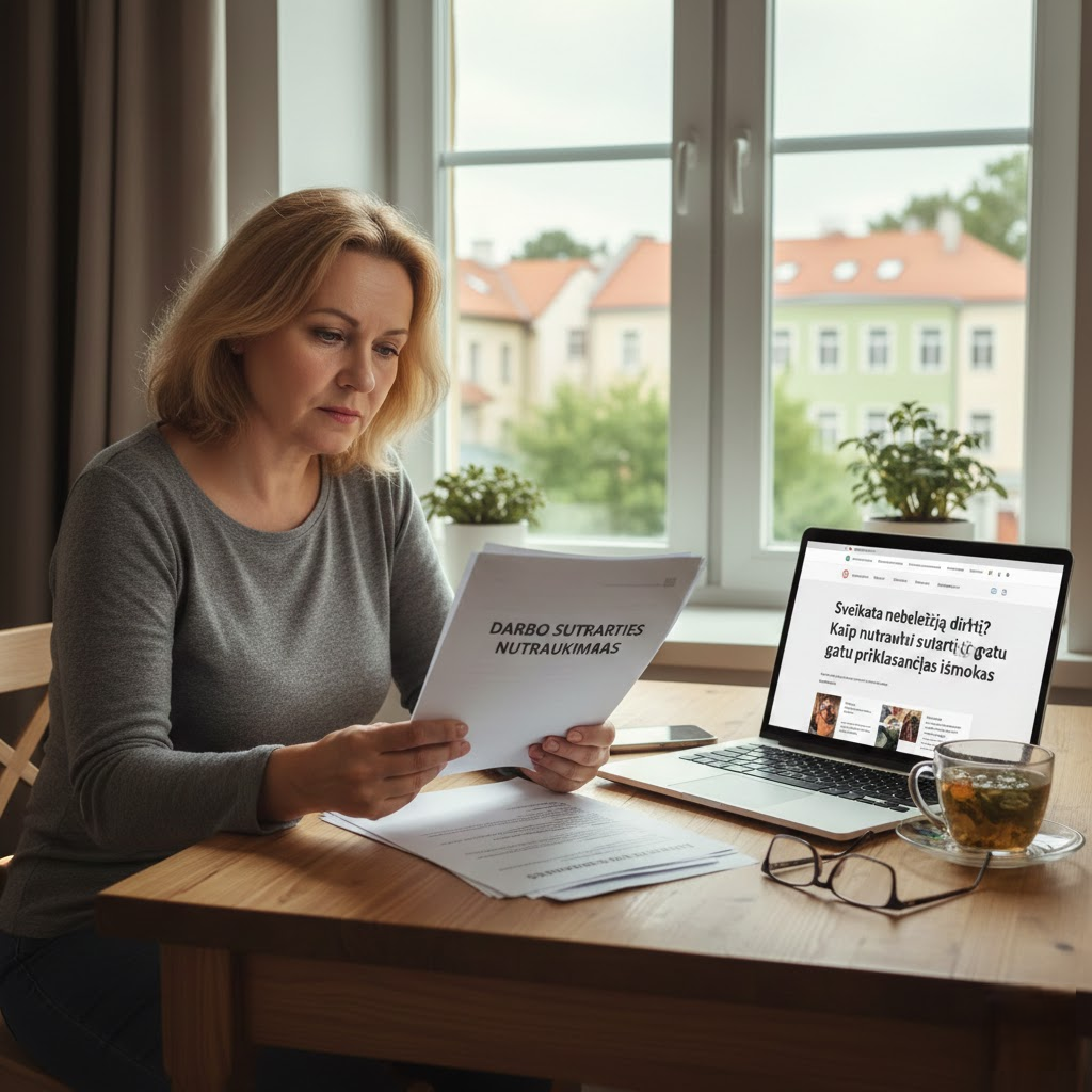 Sveikata nebeleidžia dirbti? Kaip nutraukti sutartį ir gauti priklausančias išmokas