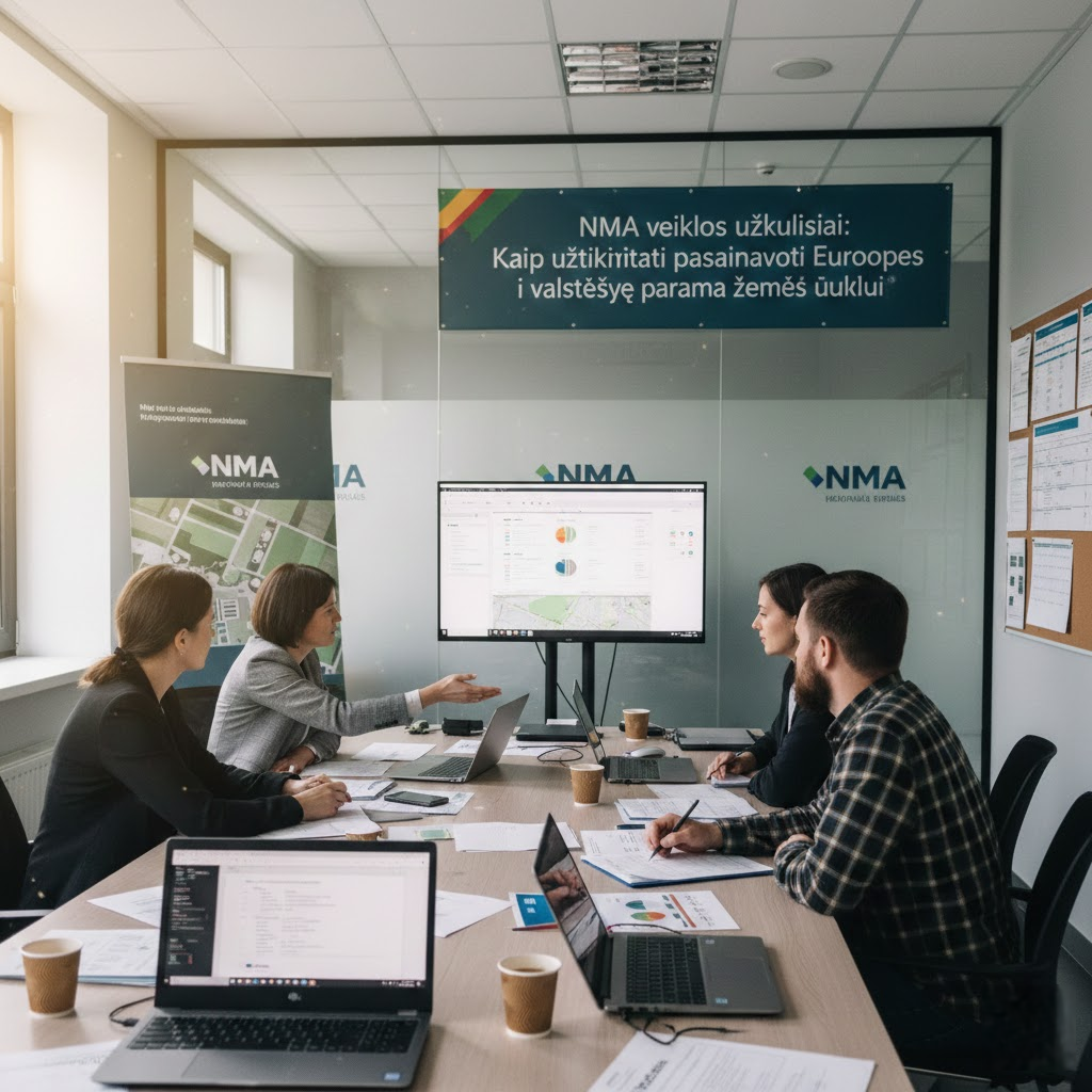 NMA veiklos užkulisiai: Kaip užtikrintai pasinaudoti Europos ir valstybės parama žemės ūkiui