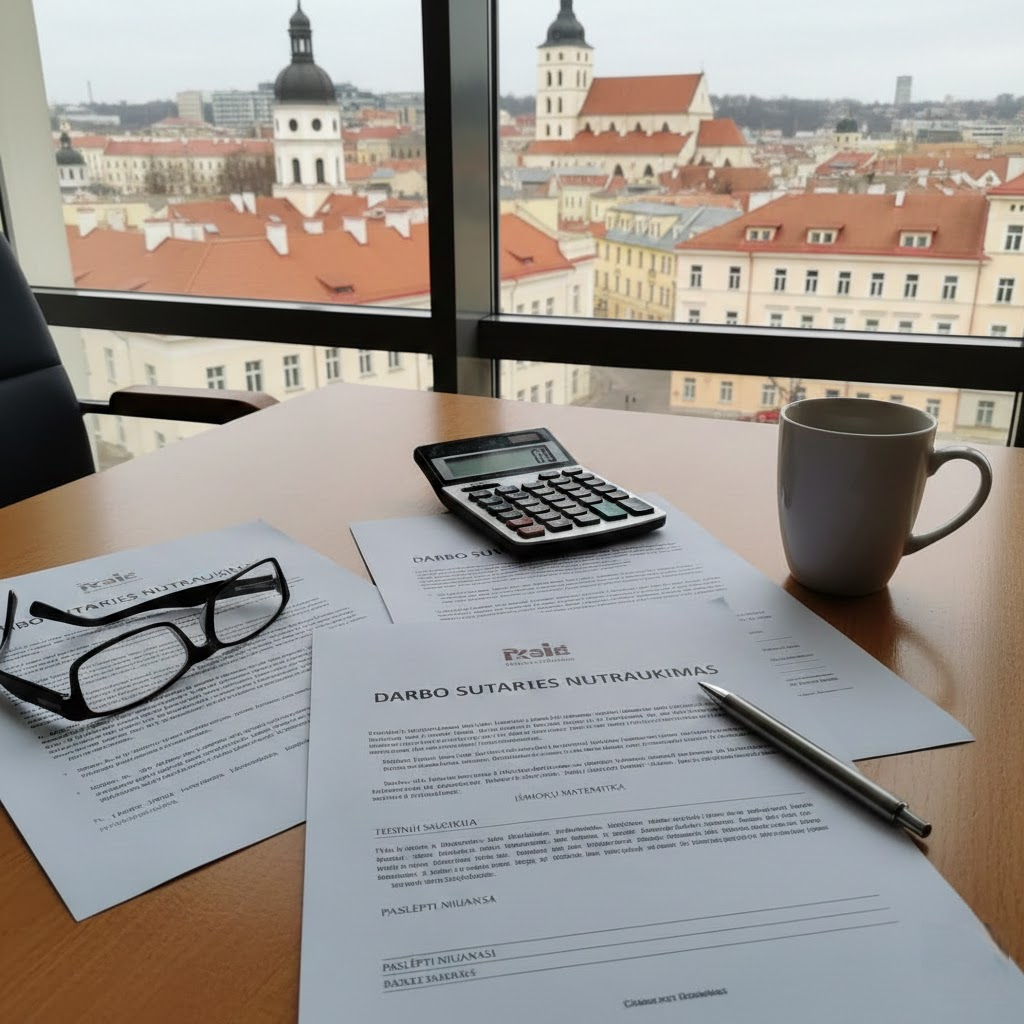 Darbo sutarties nutraukimas darbdavio sprendimu: teisiniai saugikliai, išmokų matematika ir paslėpti niuansai