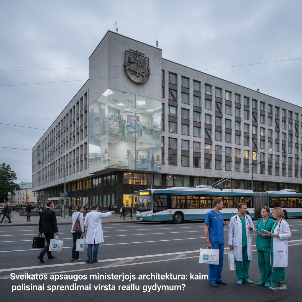 Sveikatos apsaugos ministerijos architektūra: kaip politiniai sprendimai virsta realiu gydymu?