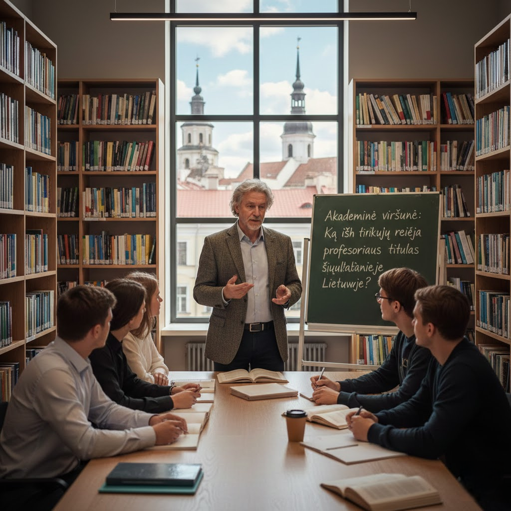 Akademinė viršūnė: Ką iš tikrųjų reiškia profesoriaus titulas šiuolaikinėje Lietuvoje?