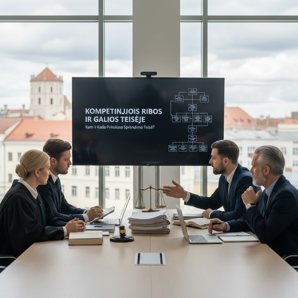 Kompetencijos Ribos ir Galios Teisėje: Kam ir Kada Priklauso Sprendimo Teisė?