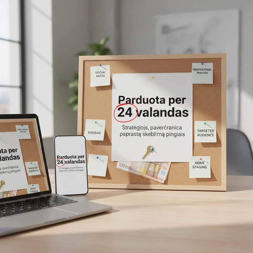 Parduota per 24 valandas: Strategijos, paverčiančios paprastą skelbimą pinigais