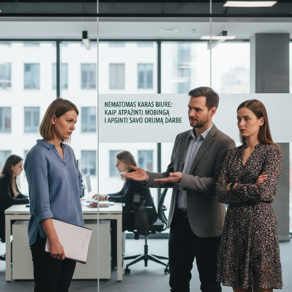 Nematomas karas biure: Kaip atpažinti mobingą ir apginti savo orumą darbe
