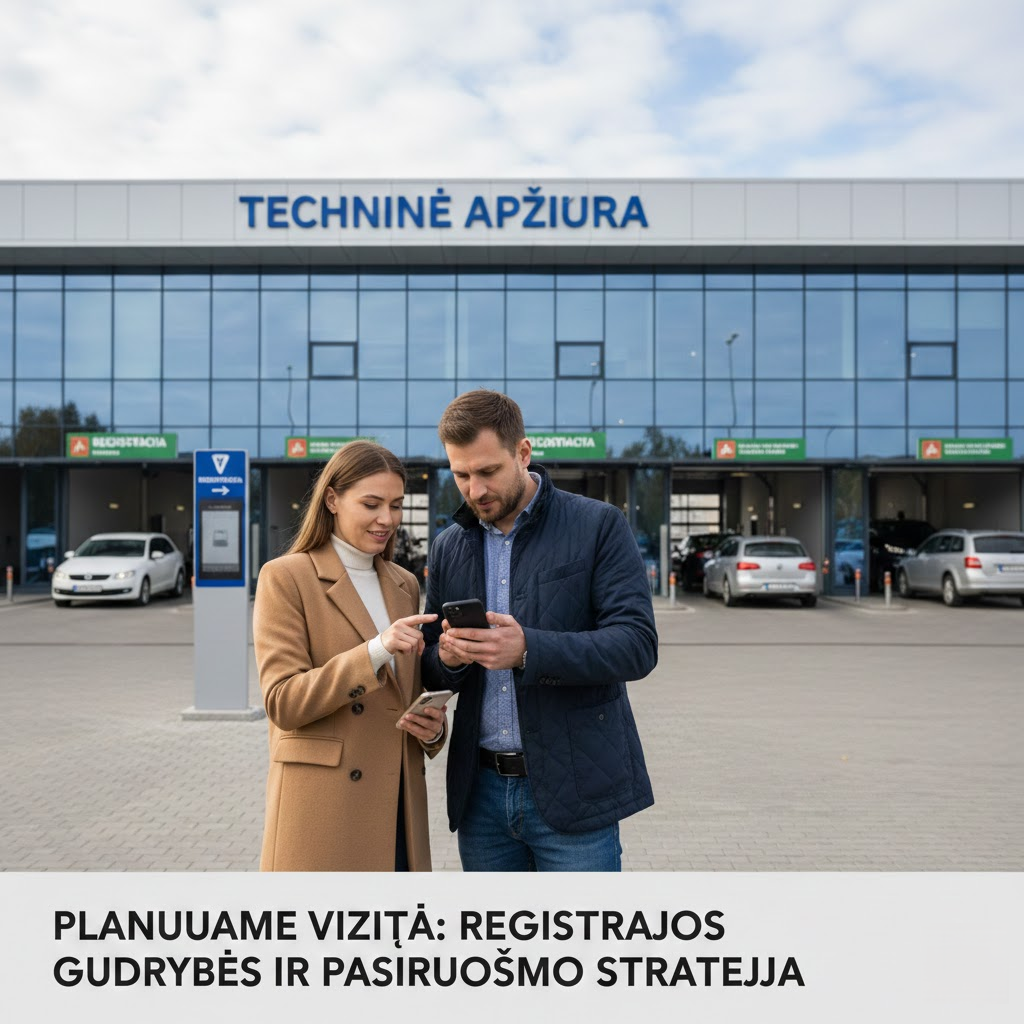 Planuojame vizitą į techninės apžiūros centrą: registracijos gudrybės ir pasiruošimo strategija