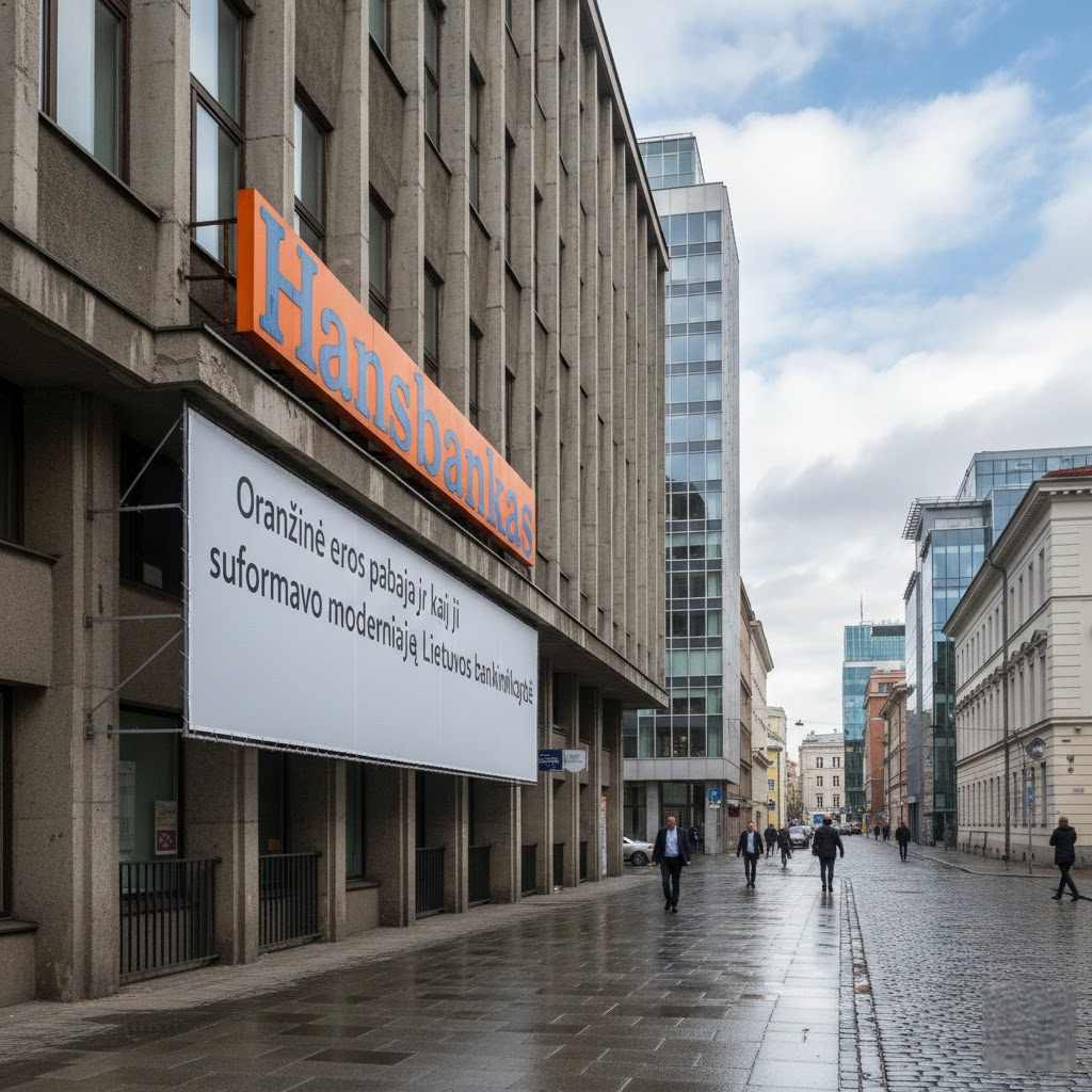 Hansabankas: Oranžinė eros pabaiga ir kaip ji suformavo moderniąją Lietuvos bankininkystę