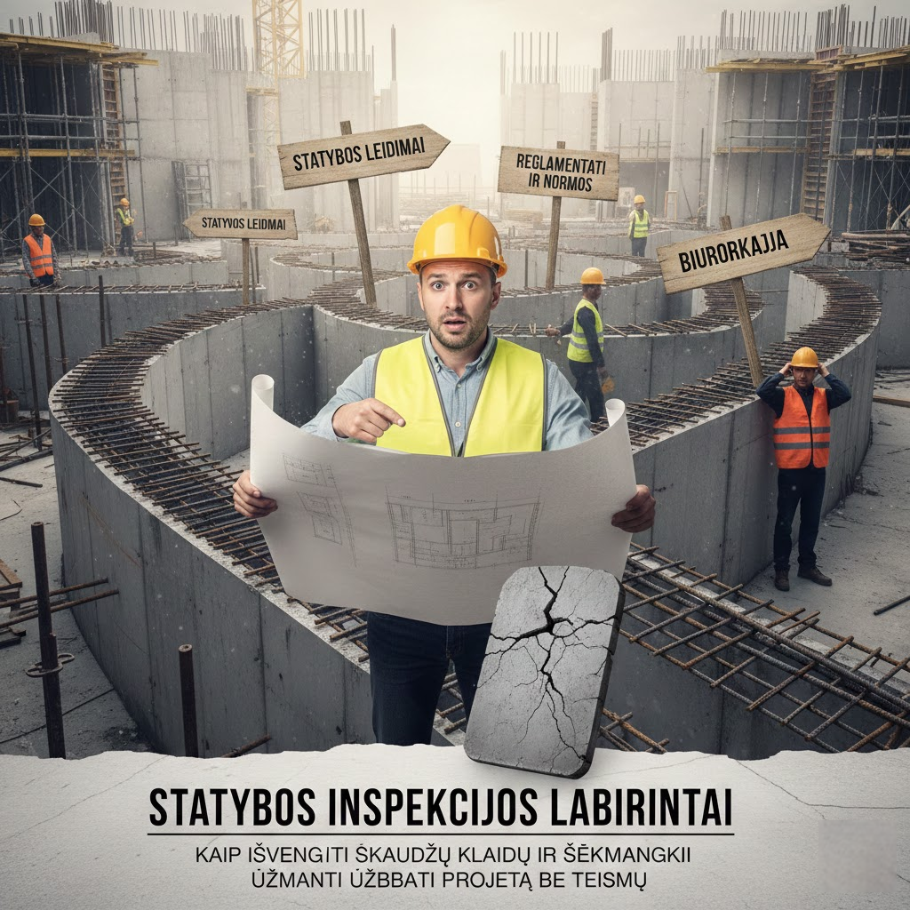 Statybos inspekcijos labirintai: kaip išvengti skaudžių klaidų ir sėkmingai užbaigti projektą be teismų