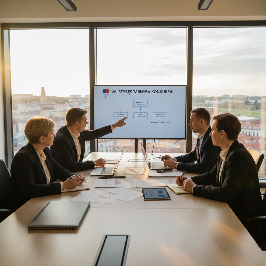 Strategija laimėti: valstybės tarnyba konkursai ir nematoma atrankų pusė