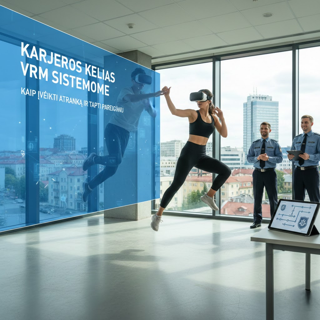 Karjeros kelias VRM sistemoje: Kaip įveikti atranką ir tapti pareigūnu