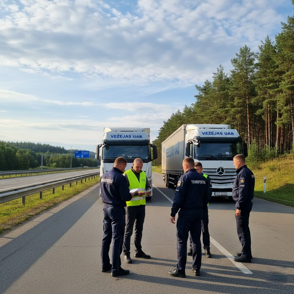 Transporto inspekcija: Ką privalo žinoti kiekvienas vežėjas ir vairuotojas, kad išvengtų problemų