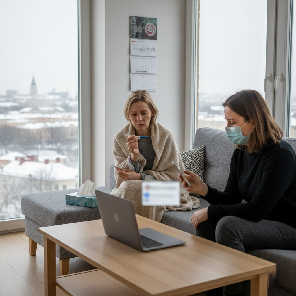 Sergantiems ir kontaktiniams: Kaip šiandien reglamentuojamos izoliacijos taisyklės ir nedarbingumas?