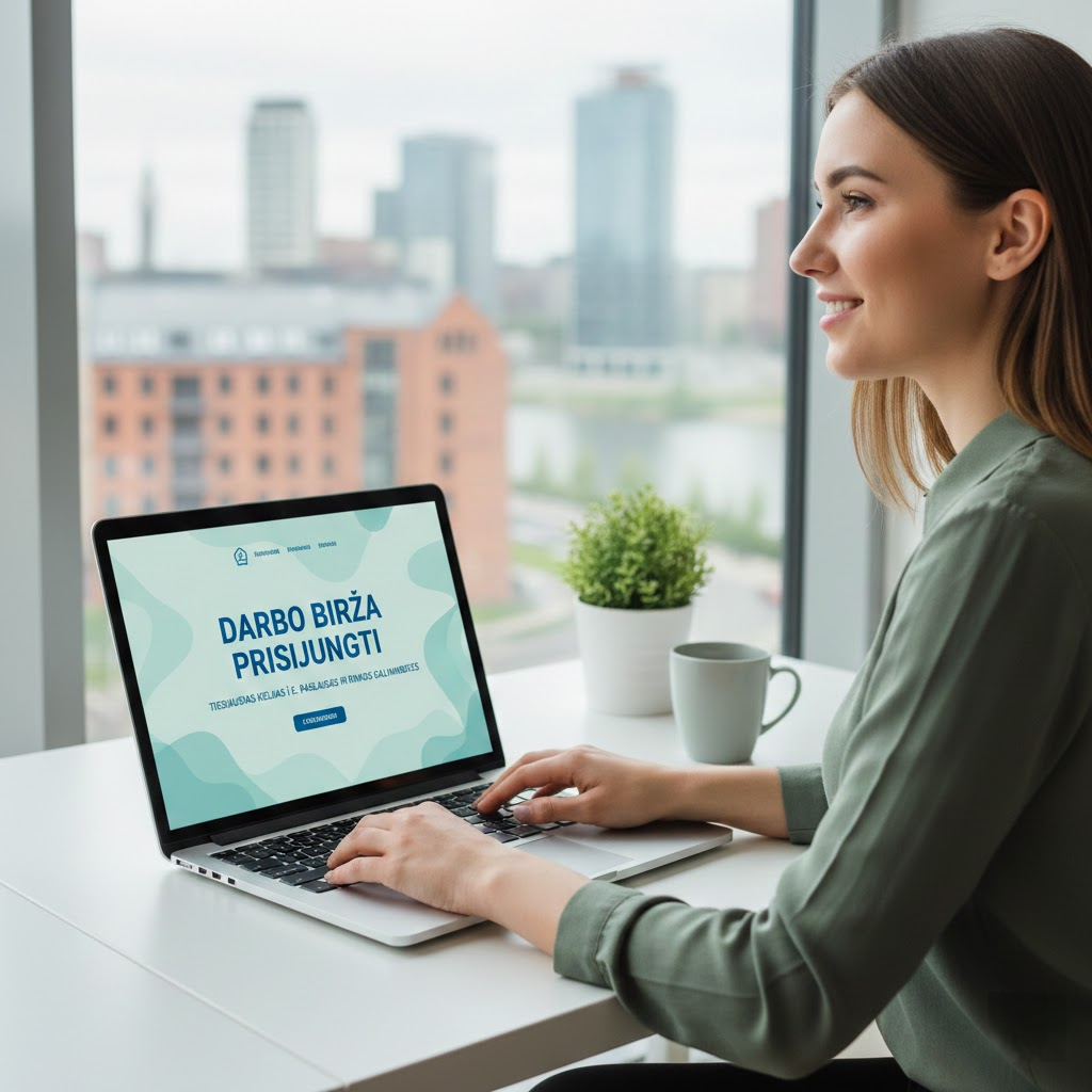 Darbo birža prisijungti: tiesiausias kelias į e. paslaugas ir rinkos galimybes