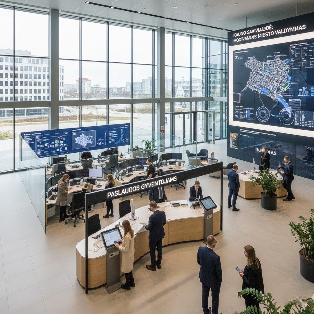 Kauno savivaldybė: Modernaus miesto valdymo užkulisiai ir paslaugos gyventojams