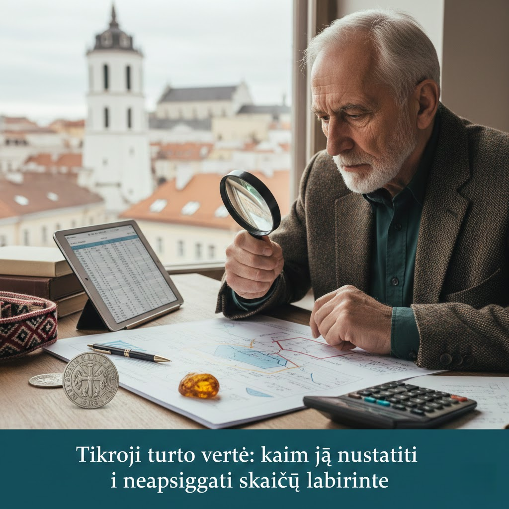 Tikroji turto vertė: kaip ją nustatyti ir neapsigauti skaičių labirinte