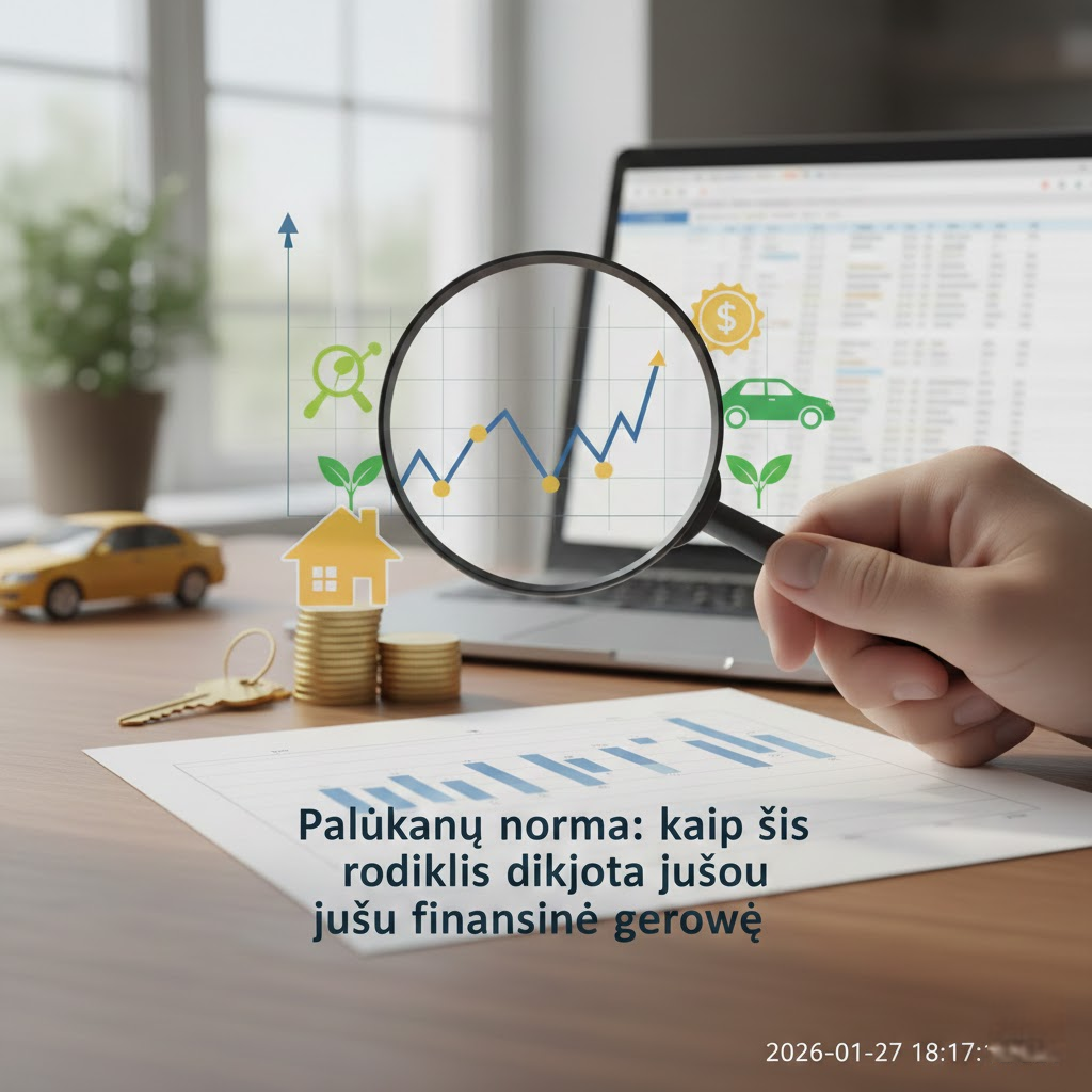 Palūkanų norma: kaip šis rodiklis diktuoja jūsų finansinę gerovę