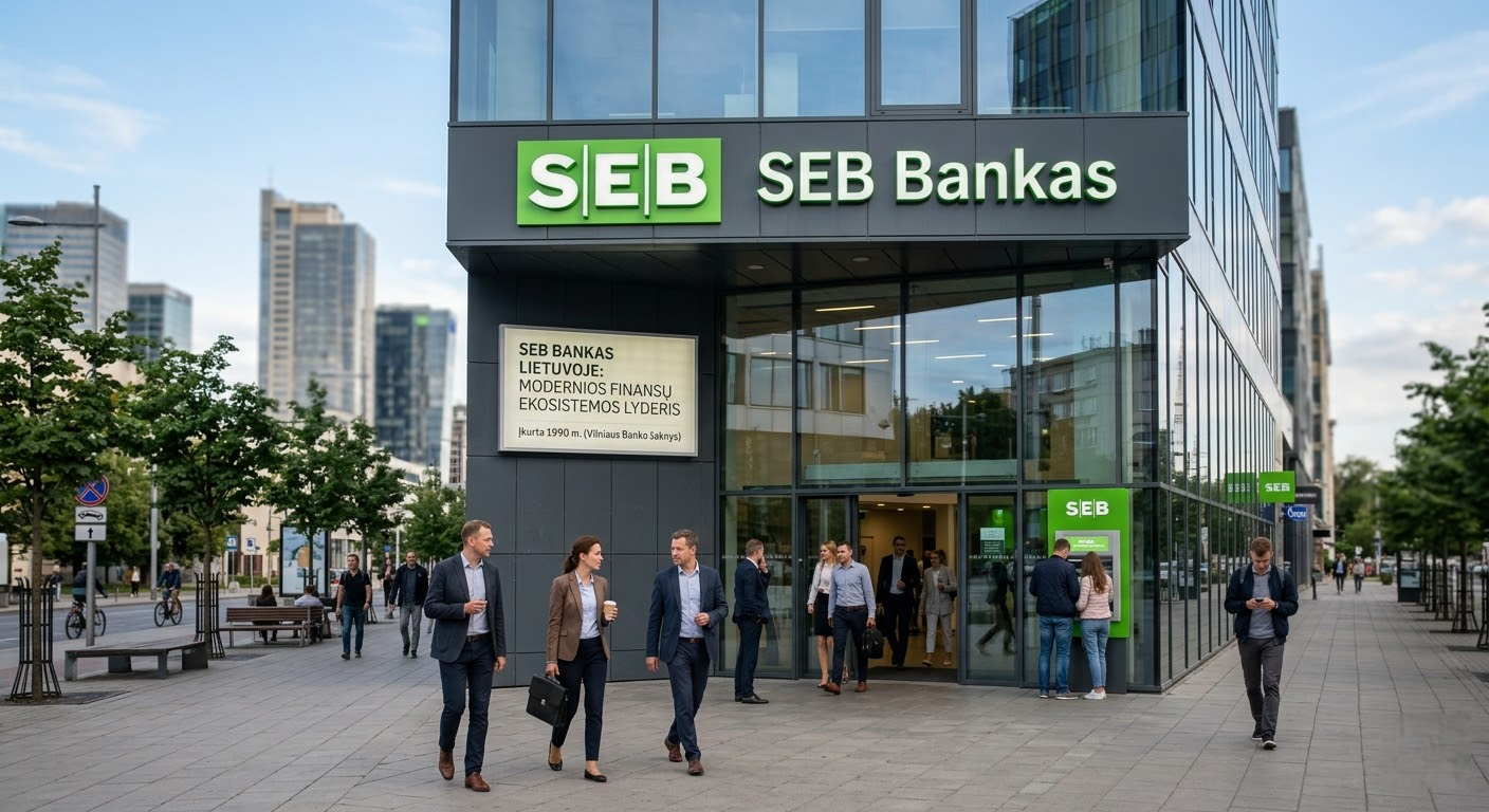 SEB Bankas Lietuvoje: Nuo Vilniaus Banko šaknų iki modernios finansų ekosistemos lyderio