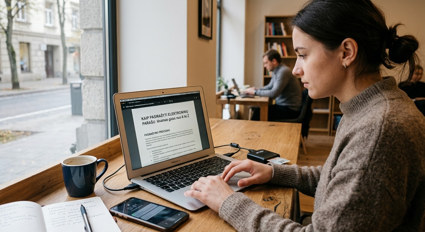 Kaip pasirašyti elektroniniu parašu: išsamus gidas nuo A iki Ž