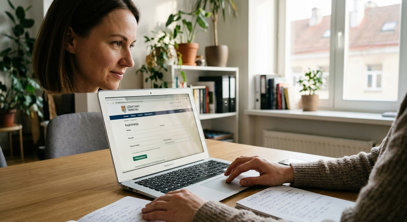 Registracija į Užimtumo tarnybą internetu: išsamus gidas, kaip sėkmingai startuoti darbo paieškose