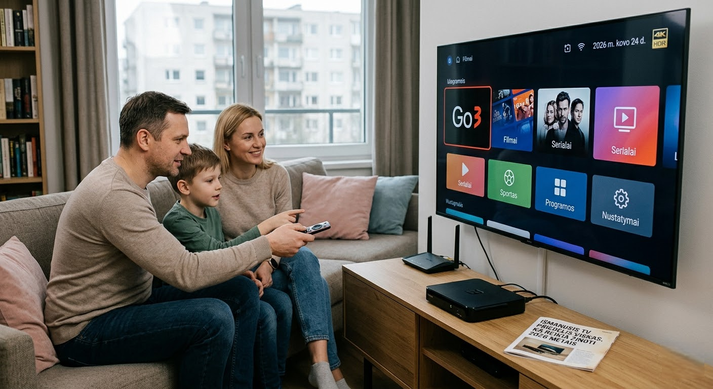 Išmanusis TV priedėlis: viskas, ką reikia žinoti 2026 metais – nuo pasirinkimo iki pilno potencialo išnaudojimo