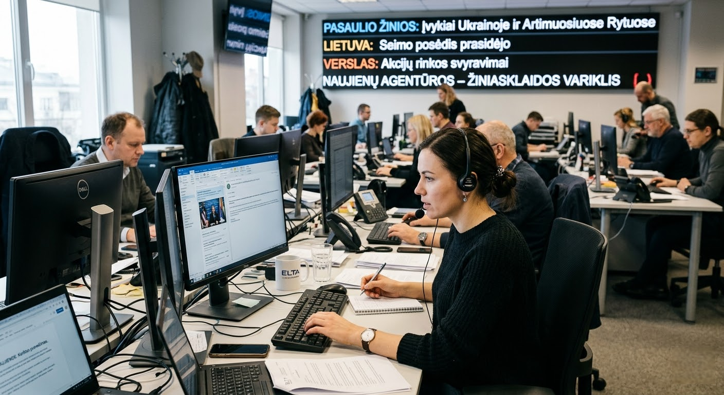 Naujienų agentūros: Nematomas pasaulio žiniasklaidos variklis ir jo svarba šiandienos informaciniame chaose