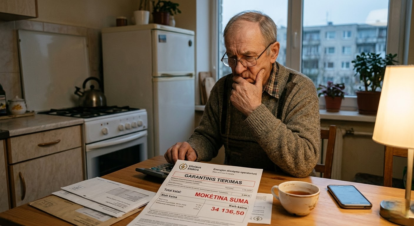 Garantinio tiekimo kaina: Kodėl tai brangiausias būdas vartoti elektros energiją ir kaip sutaupyti?