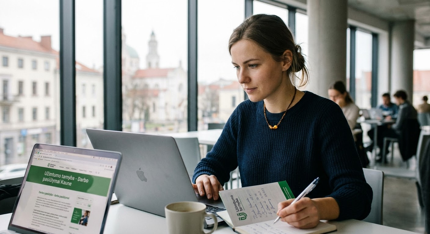 Siūlo darbą Kaune: Kaip sėkmingai rasti karjeros galimybes per Užimtumo tarnybą ir ne tik?