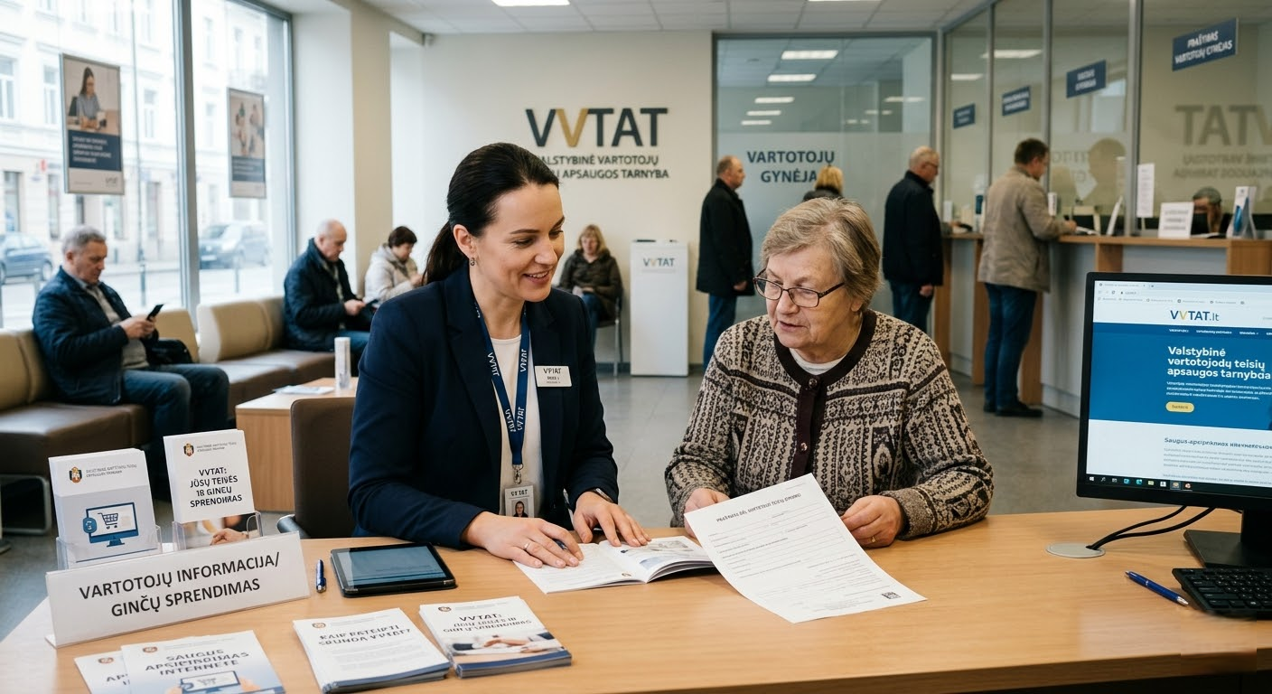 VVTAT: Visapusiškas gidas apie vartotojų teises, ginčų sprendimą ir saugų apsipirkimą Lietuvoje