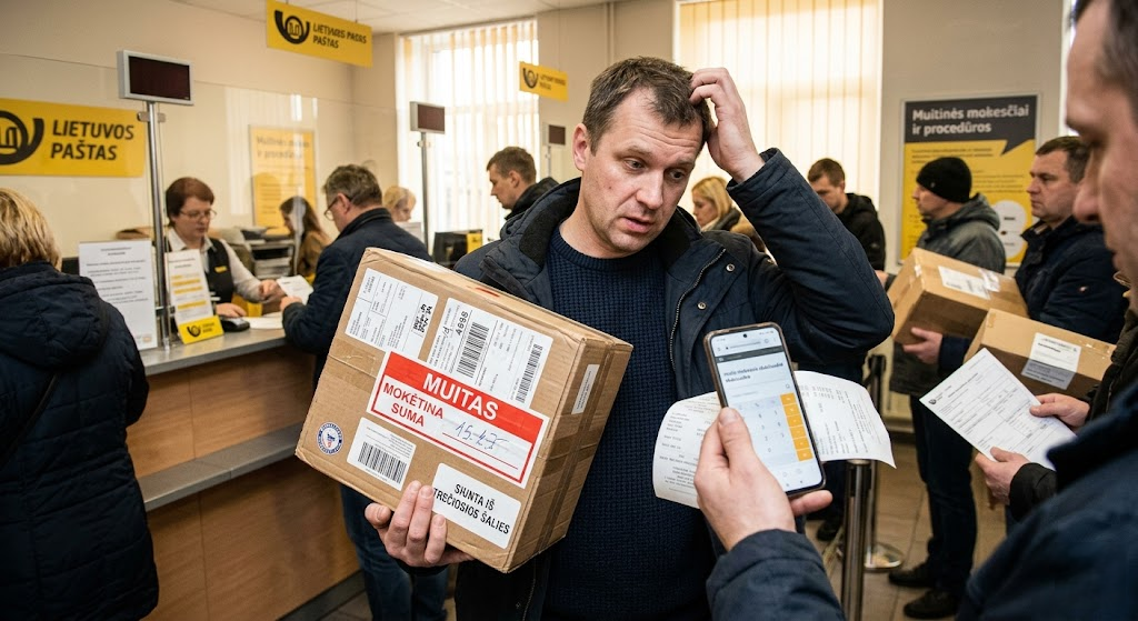 Muito mokesčiai už siuntas iš trečiųjų šalių: kaip nepasiklysti skaičiuose ir išvengti nemalonių siurprizų