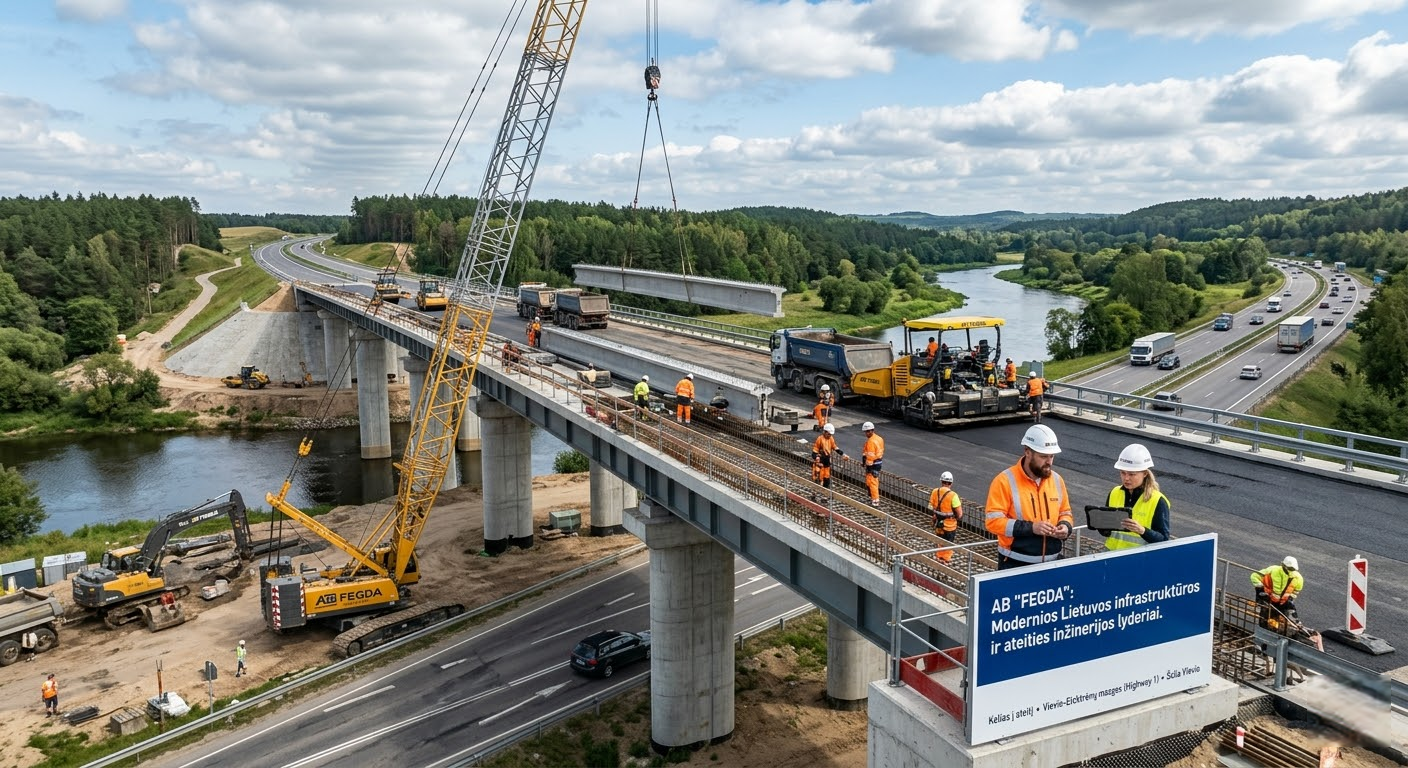 AB „Fegda“: Modernios Lietuvos infrastruktūros kūrėjai ir ateities inžinerijos lyderiai