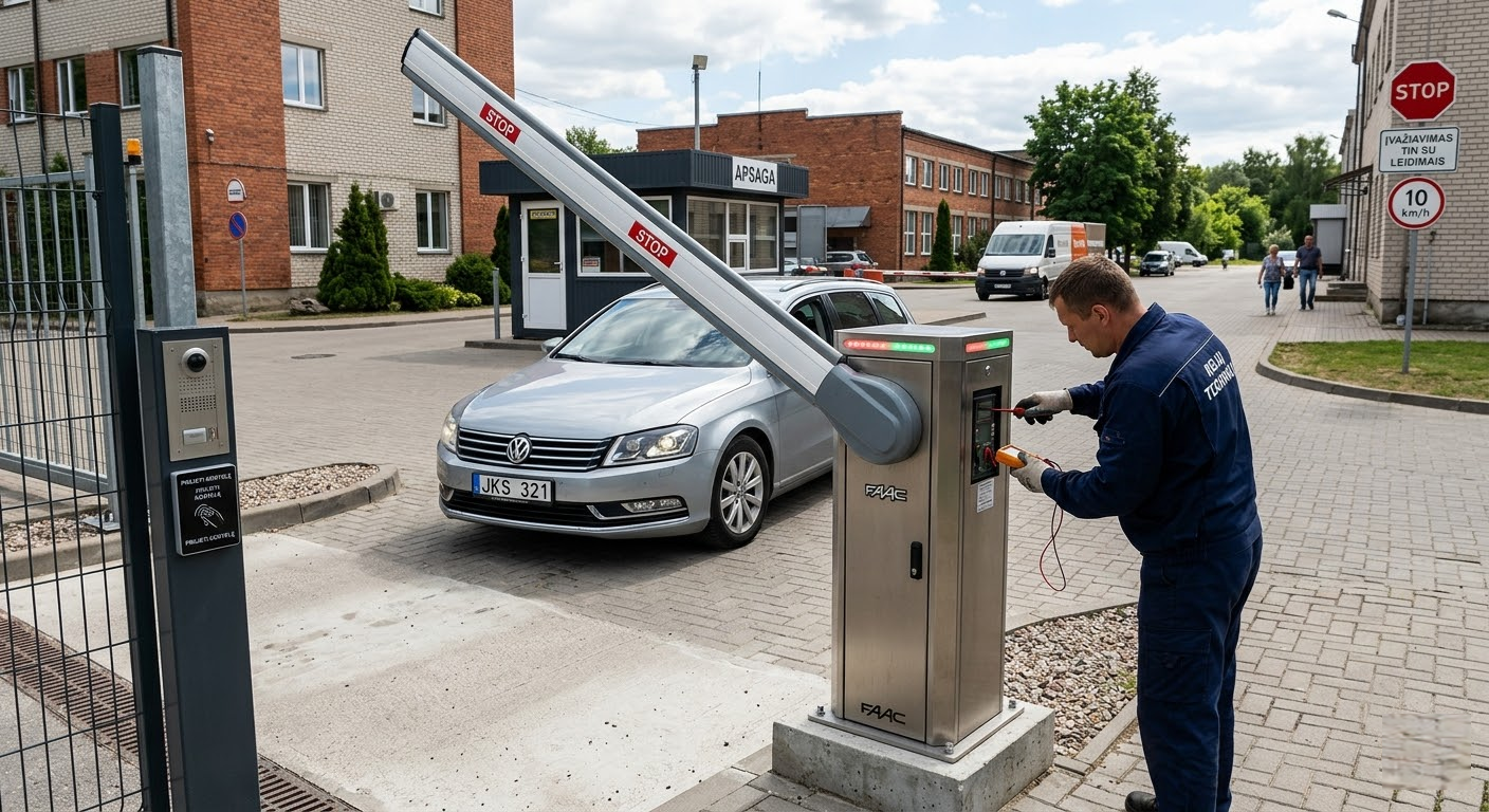 Šlagbaumas: Išsamus Gidas, Kaip Pasirinkti, Sumontuoti ir Modernizuoti Pravažiavimo Kontrolės Sistemą