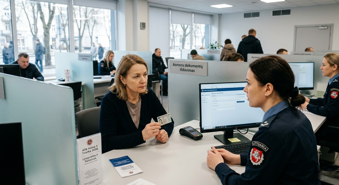 Asmens tapatybės kortelės kaina 2026 metais: išsamus gidas apie terminus, lengvatas ir išdavimo tvarką