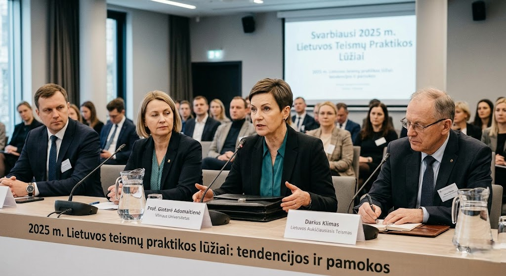 Svarbiausi 2025 m. Lietuvos teismų praktikos lūžiai: tendencijos ir pamokos