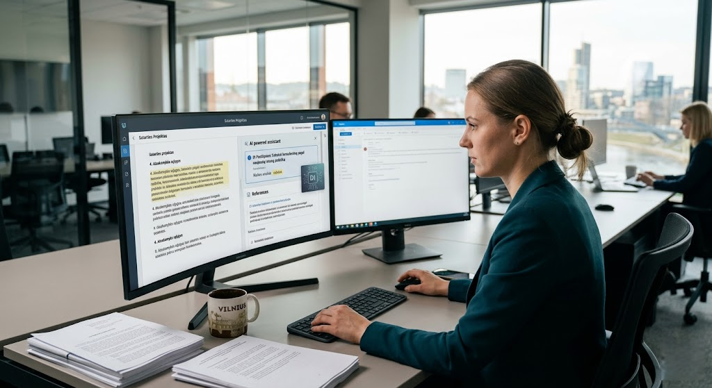 Dirbtinis intelektas sutarčių rengime: technologinis lūžis, kurio nebegalima ignoruoti