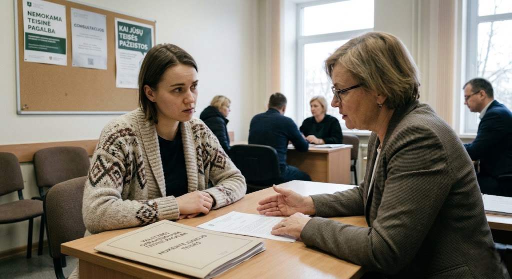Nemokama teisinė pagalba nukentėjusiems asmenims: kaip pasinaudoti savo teisėmis?
