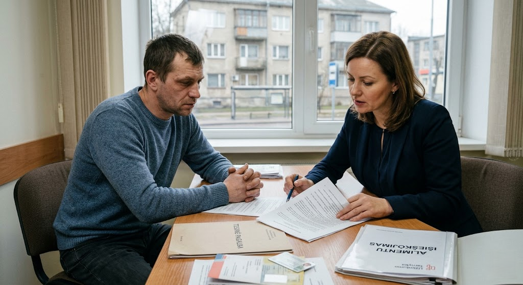 Alimentų išieškojimas iš nedirbančio tėvo: teisiniai ir praktiniai sprendimo būdai