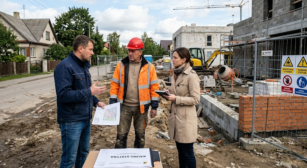 Statybų ginčai Kaune: praktiniai patarimai sprendžiant konfliktus su rangovais ir kaimynais